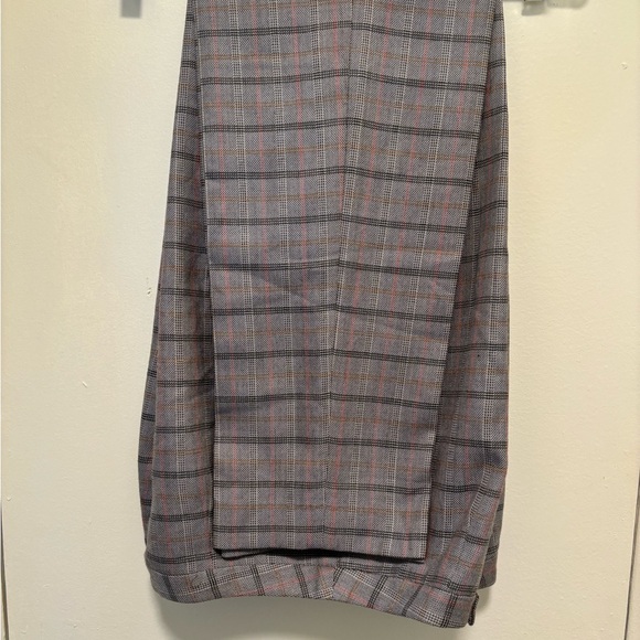 Harve Benard Women's Size 8 Lined Wool Striped Multi-Colored Tapered Leg Pants - Picture 5 of 9